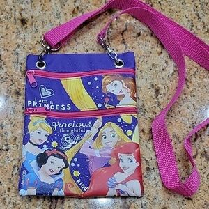 Disney Princess Crossbody Bag - Purple and Pink